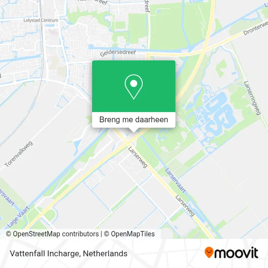 Vattenfall Incharge kaart
