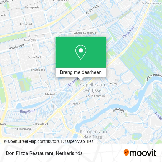 Don Pizza Restaurant kaart