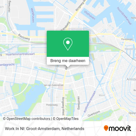 Work In Nl: Groot-Amsterdam kaart