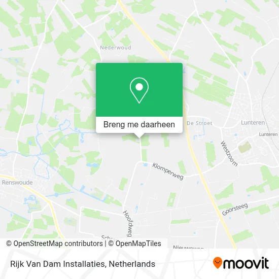Rijk Van Dam Installaties kaart