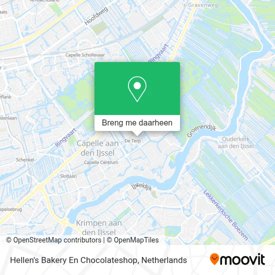 Hellen's Bakery En Chocolateshop kaart