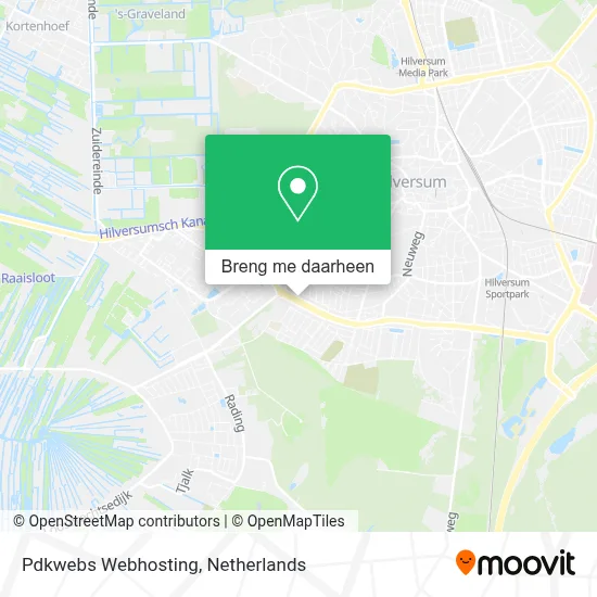 Pdkwebs Webhosting kaart