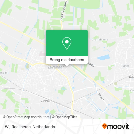 Wij Realiseren kaart