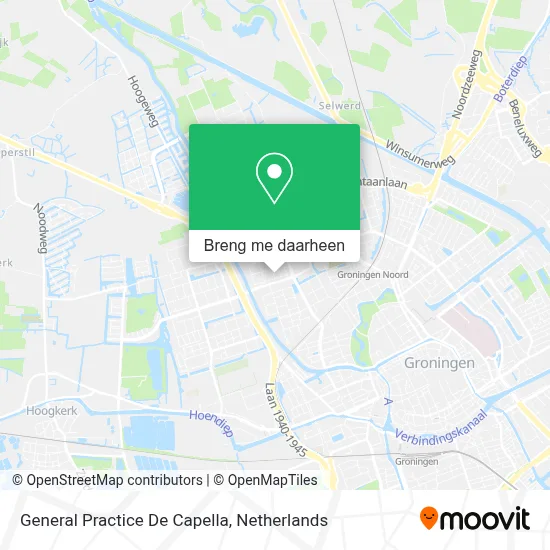 General Practice De Capella kaart