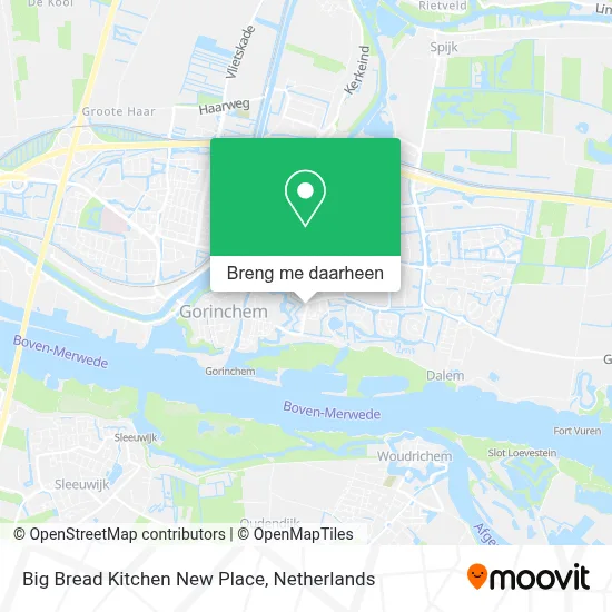 Big Bread Kitchen New Place kaart