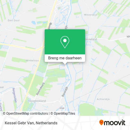 Kessel Gebr Van kaart
