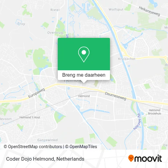 Coder Dojo Helmond kaart