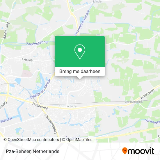 Pza-Beheer kaart