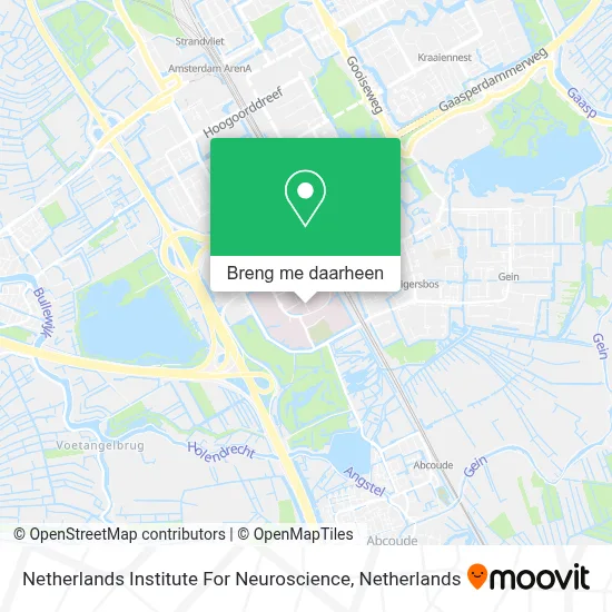 Netherlands Institute For Neuroscience kaart