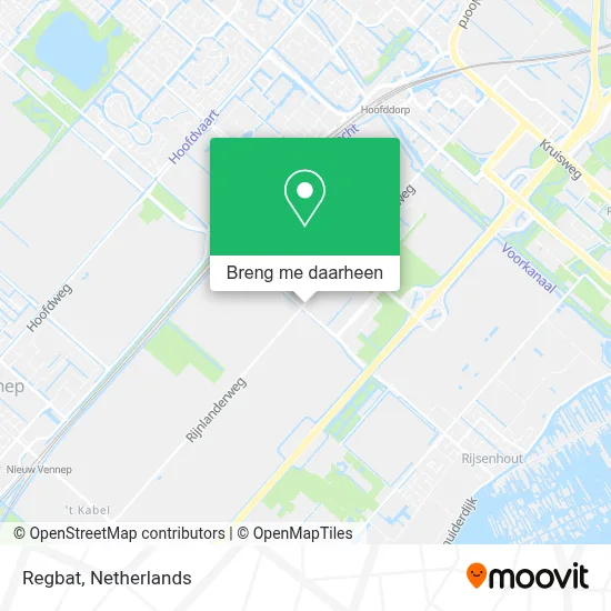 Regbat kaart