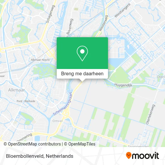 Bloembollenveld kaart