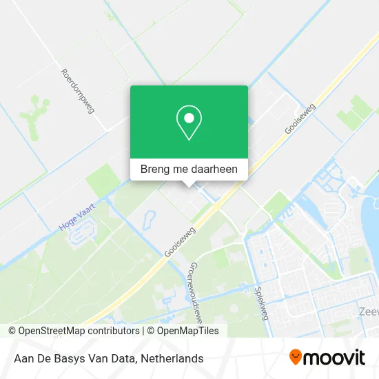 Aan De Basys Van Data kaart