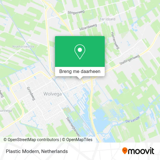 Plastic Modern kaart