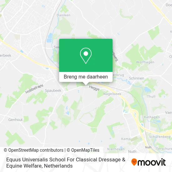 Equus Universalis School For Classical Dressage & Equine Welfare kaart