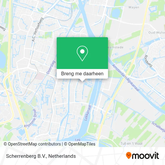 Scherrenberg B.V. kaart