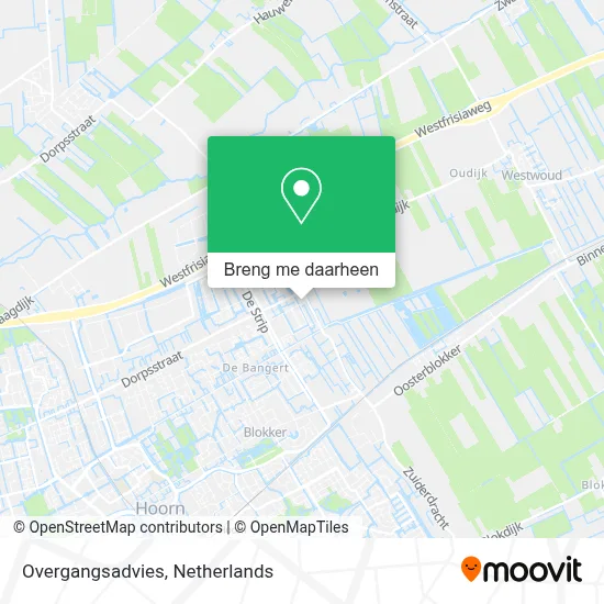 Overgangsadvies kaart