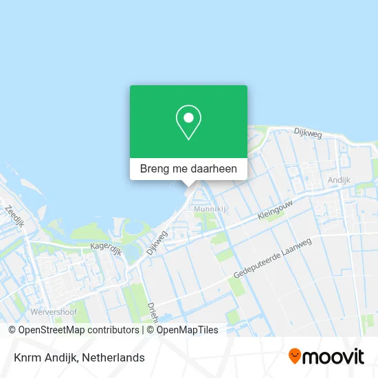Knrm Andijk kaart