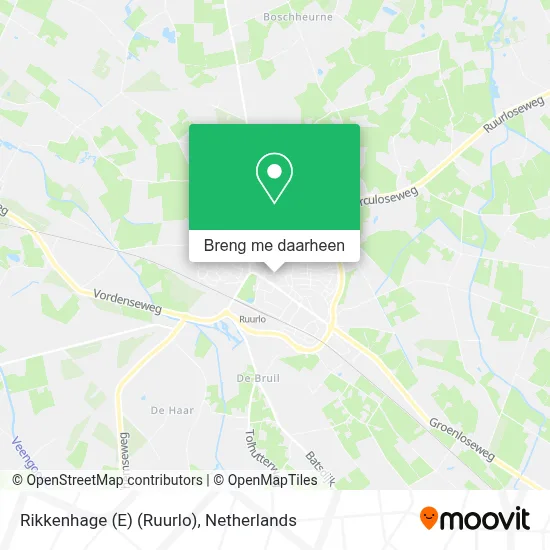 Rikkenhage (E) (Ruurlo) kaart