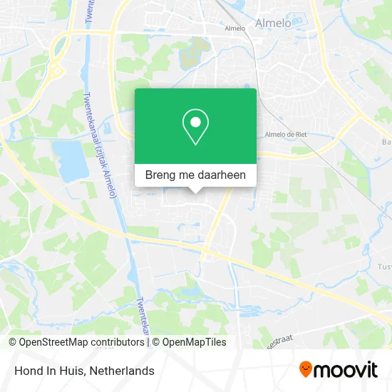 Hond In Huis kaart