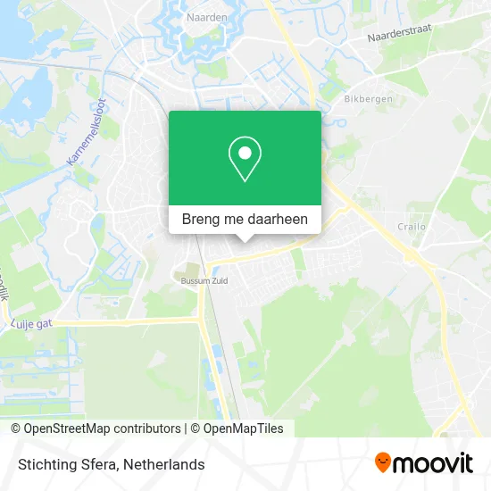 Stichting Sfera kaart