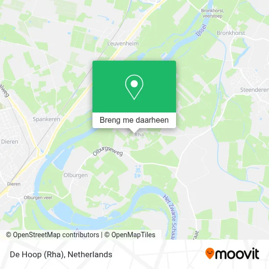 De Hoop (Rha) kaart