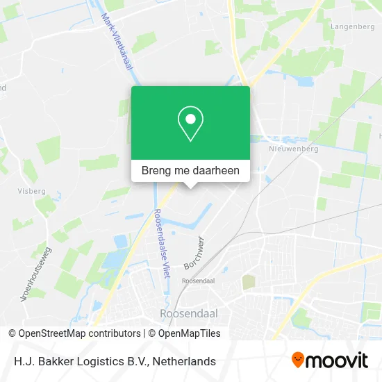 H.J. Bakker Logistics B.V. kaart