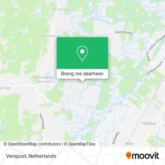 Verspost kaart