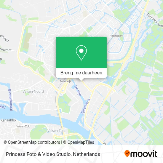 Princess Foto & Video Studio kaart