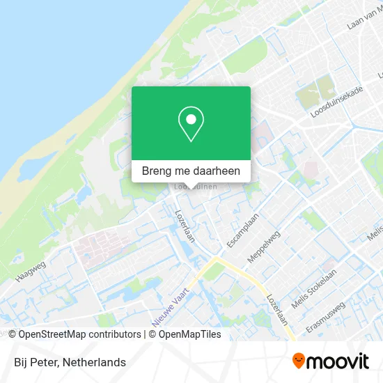 Bij Peter kaart
