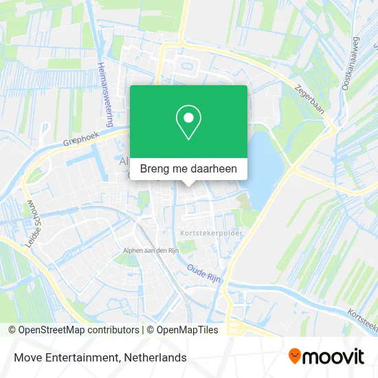 Move Entertainment kaart