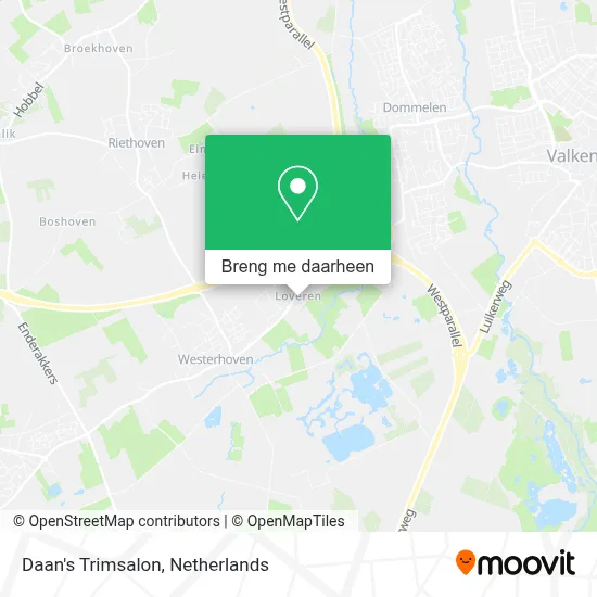 Daan's Trimsalon kaart