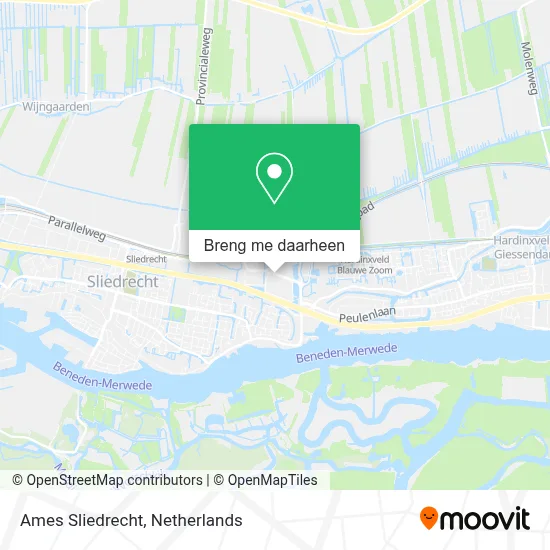 Ames Sliedrecht kaart