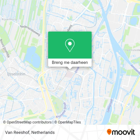 Van Reeshof kaart