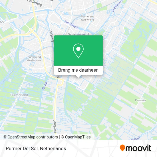 Purmer Del Sol kaart