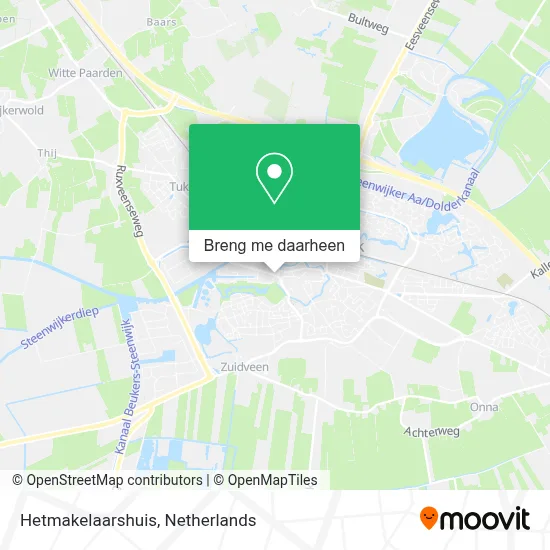 Hetmakelaarshuis kaart