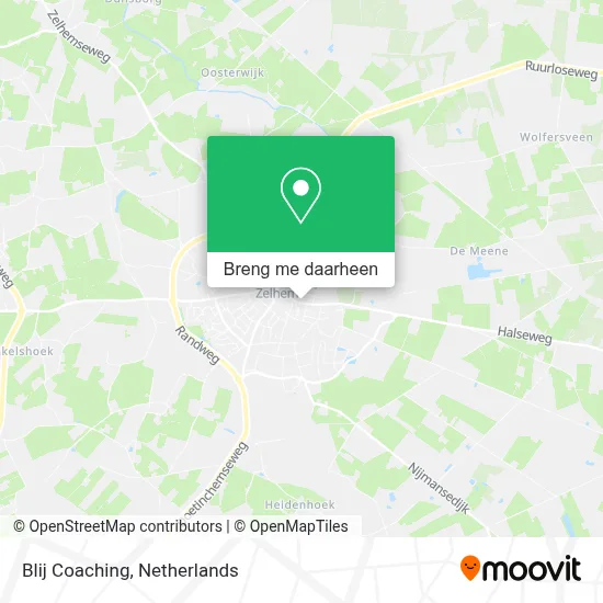 Blij Coaching kaart