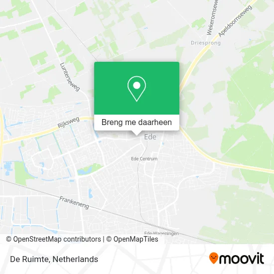 De Ruimte kaart