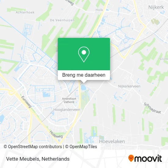 Vette Meubels kaart