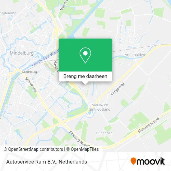 Autoservice Ram B.V. kaart