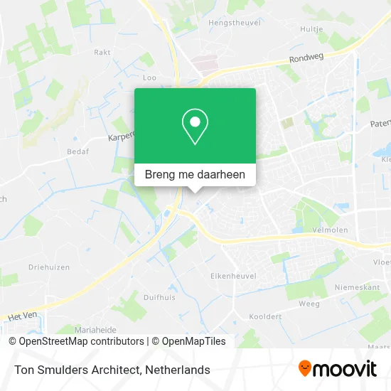 Ton Smulders Architect kaart