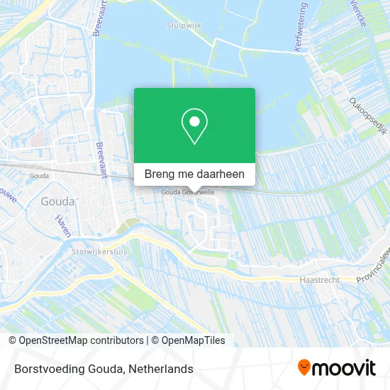 Borstvoeding Gouda kaart