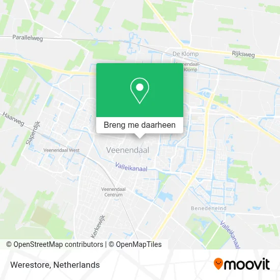 Werestore kaart