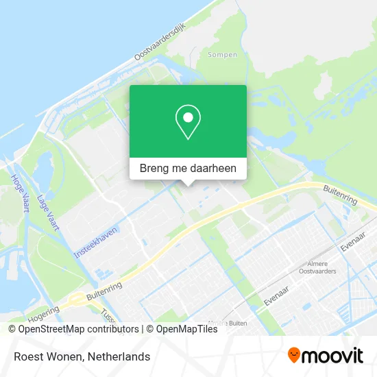 Roest Wonen kaart