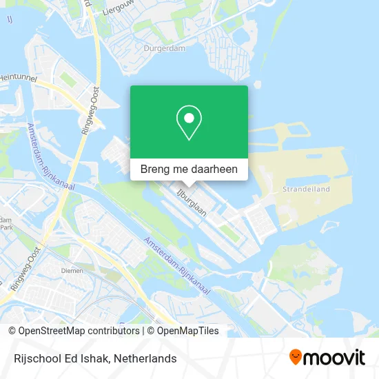 Rijschool Ed Ishak kaart