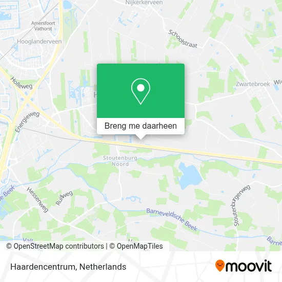 Haardencentrum kaart