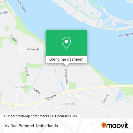 Vv Den Bommel kaart