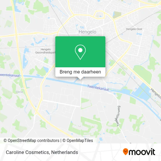 Caroline Cosmetics kaart