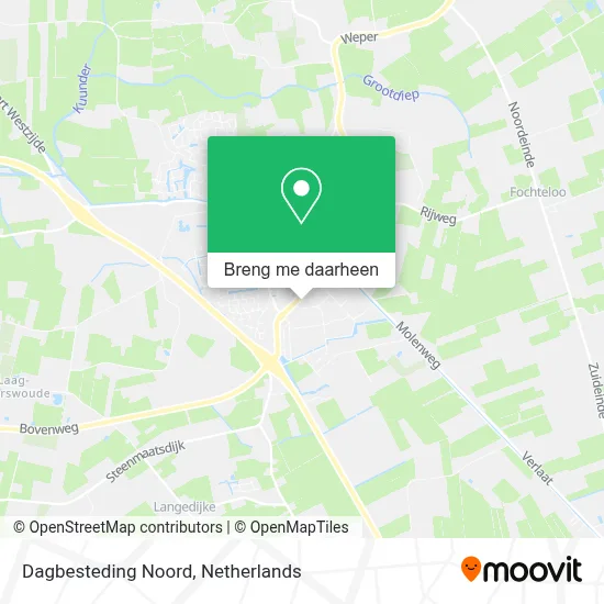 Dagbesteding Noord kaart