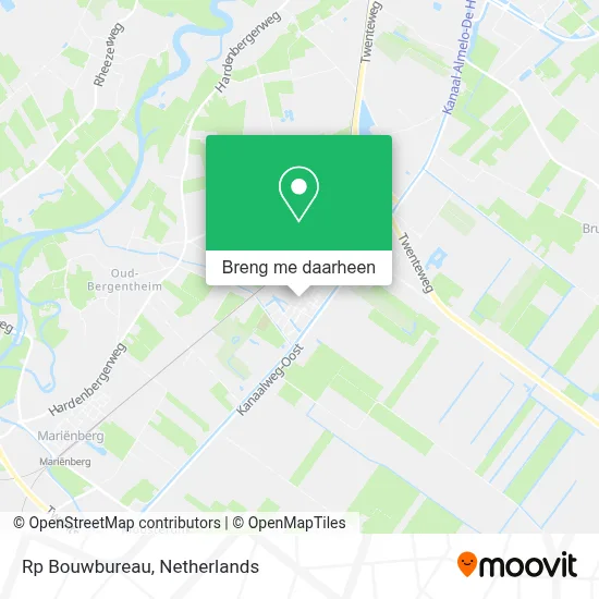 Rp Bouwbureau kaart
