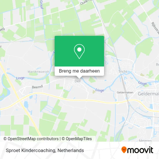 Sproet Kindercoaching kaart